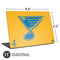 NHL St. Louis Blues Solid Background Universal Laptop 11in (8.8 x 6.2in) Skin