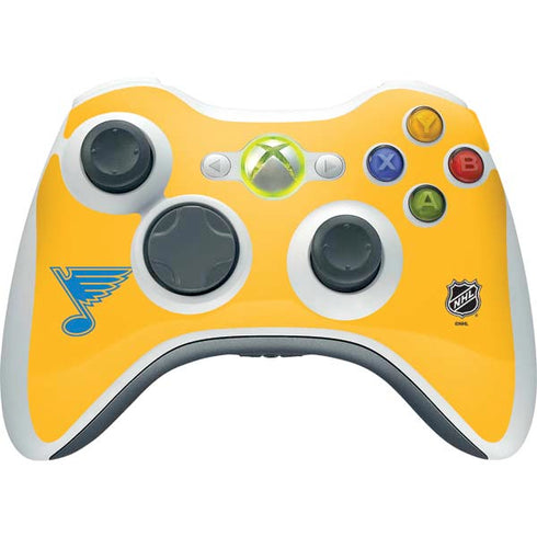NHL St. Louis Blues Solid Background Xbox 360 Wireless Controller Skin