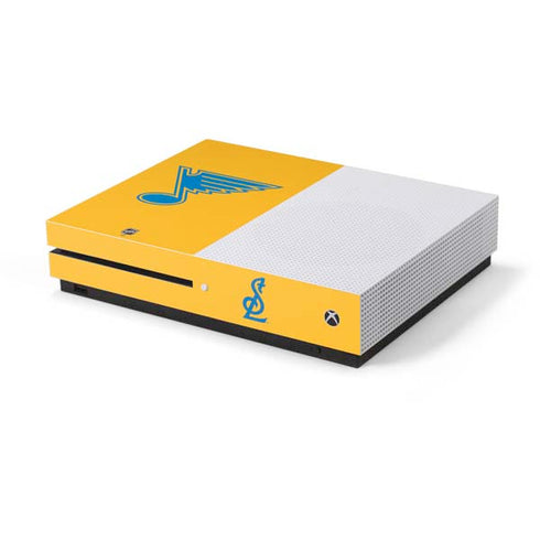 NHL St. Louis Blues Solid Background Xbox One S Console Skin