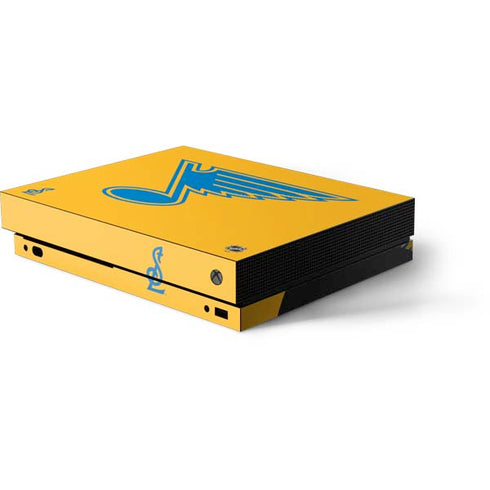 NHL St. Louis Blues Solid Background Xbox One X Console Skin