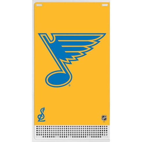 NHL St. Louis Blues Solid Background Xbox Series S Console Skin