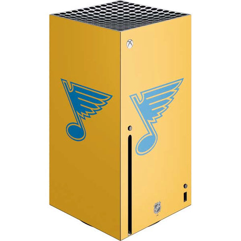 NHL St. Louis Blues Solid Background Xbox Series X Console Skin