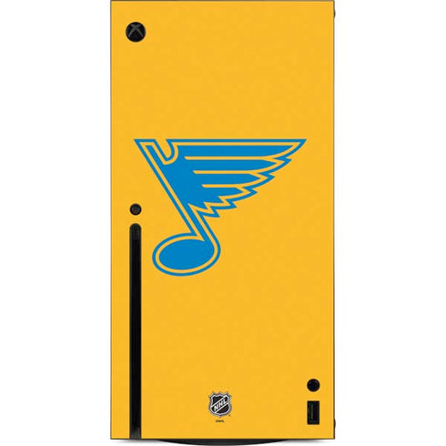NHL St. Louis Blues Solid Background Xbox Series X Console Skin