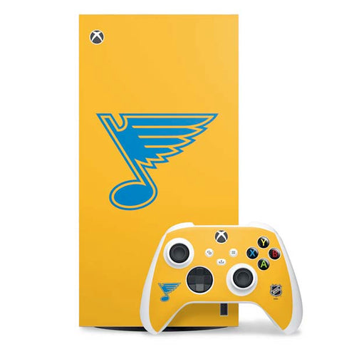 NHL St. Louis Blues Solid Background XBox Series X Digital Edition Bundle Skin