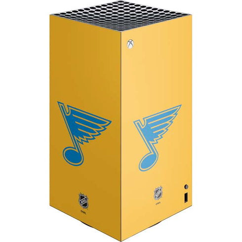 NHL St. Louis Blues Solid Background XBox Series X Digital Edition Console Skin