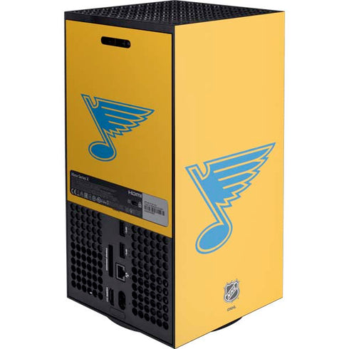 NHL St. Louis Blues Solid Background XBox Series X Digital Edition Console Skin