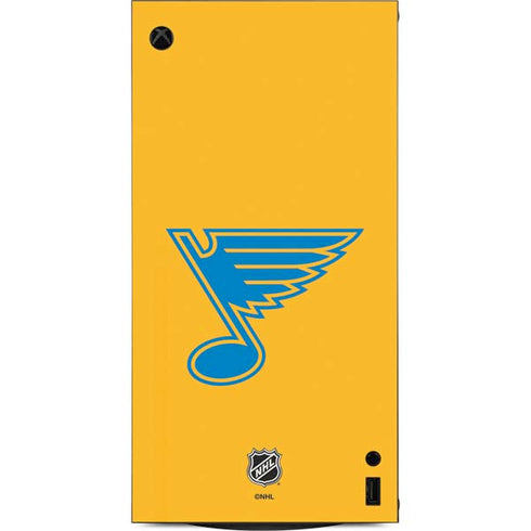 NHL St. Louis Blues Solid Background XBox Series X Digital Edition Console Skin