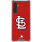 MLB St. Louis Cardinals - Solid Distressed Galaxy A17 Clear Case