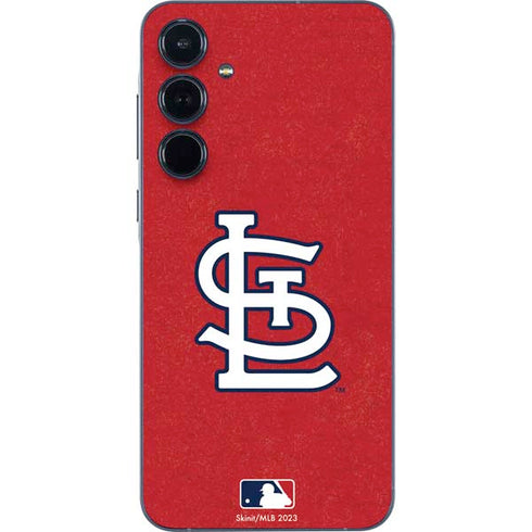 MLB St. Louis Cardinals - Solid Distressed Galaxy A35 5G Skin