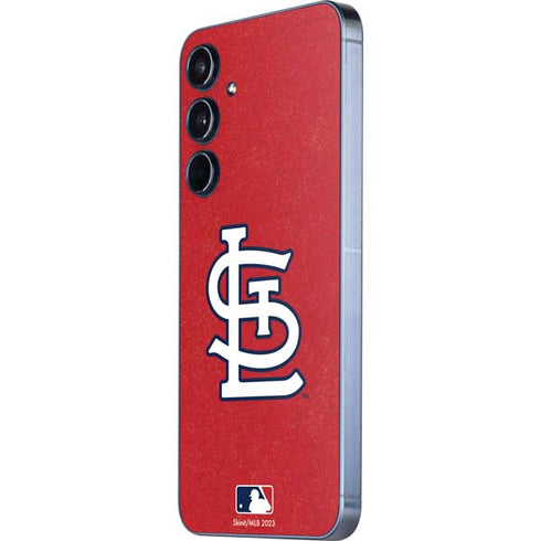 MLB St. Louis Cardinals - Solid Distressed Galaxy A55 5G Skin