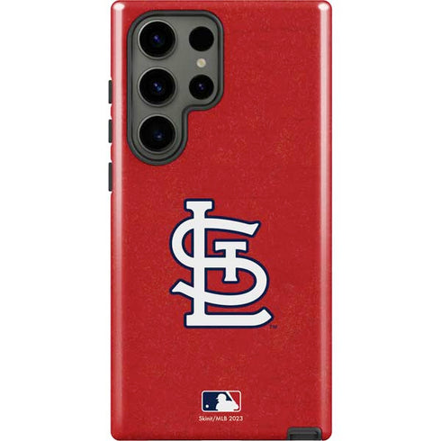 MLB St. Louis Cardinals - Solid Distressed Galaxy S23 Ultra Pro Case