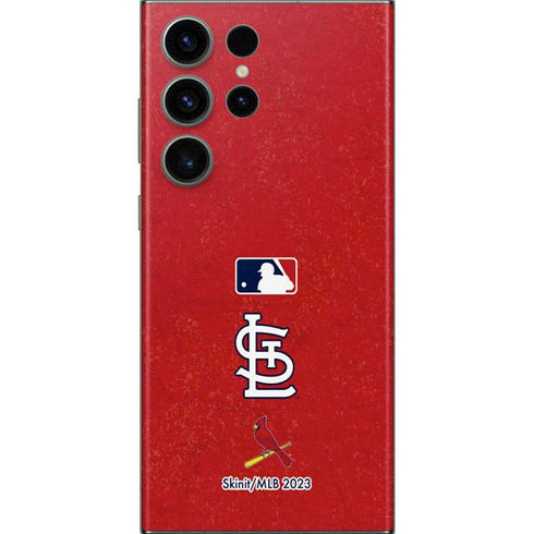 MLB St. Louis Cardinals - Solid Distressed Galaxy Skins