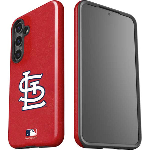 MLB St. Louis Cardinals - Solid Distressed Galaxy S25 Plus Impact Case