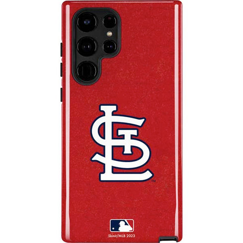 MLB St. Louis Cardinals - Solid Distressed Galaxy Cases