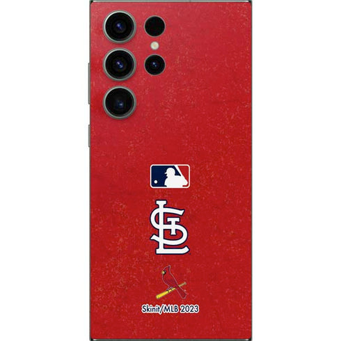MLB St. Louis Cardinals - Solid Distressed Galaxy S24 Ultra Skin