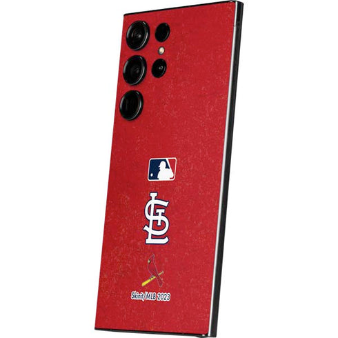 MLB St. Louis Cardinals - Solid Distressed Galaxy S24 Ultra Skin