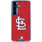 MLB St. Louis Cardinals - Solid Distressed Galaxy S25 Plus Clear Case