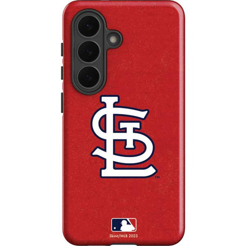 MLB St. Louis Cardinals - Solid Distressed Galaxy S26 Impact Case