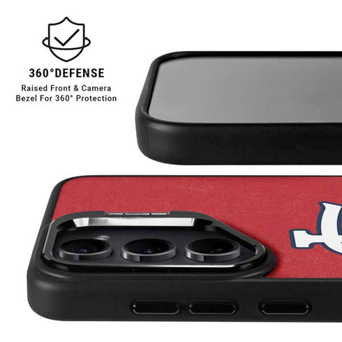 MLB St. Louis Cardinals - Solid Distressed Galaxy S26 Kickstand Case