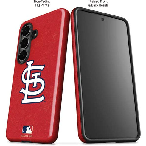 MLB St. Louis Cardinals - Solid Distressed Galaxy S26 Plus Impact Case