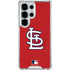 MLB St. Louis Cardinals - Solid Distressed Galaxy S26 Ultra Clear Case