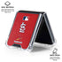 MLB St. Louis Cardinals - Solid Distressed Galaxy Z Flip6 Clear Case