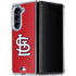 MLB St. Louis Cardinals - Solid Distressed Galaxy Z Fold5 5G Clear Case