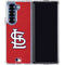 MLB St. Louis Cardinals - Solid Distressed Galaxy Z Fold6 Clear Case