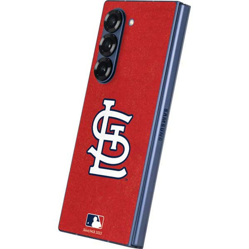 MLB St. Louis Cardinals - Solid Distressed Galaxy Z Fold6 Skin
