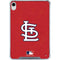 MLB St. Louis Cardinals - Solid Distressed iPad 11th Gen (2025) Clear Case