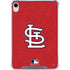 MLB St. Louis Cardinals - Solid Distressed iPad 11th Gen (2025) Clear Case