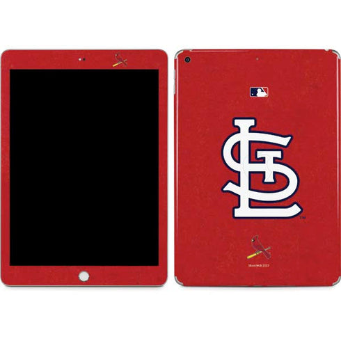 MLB St. Louis Cardinals - Solid Distressed Apple iPad Skin