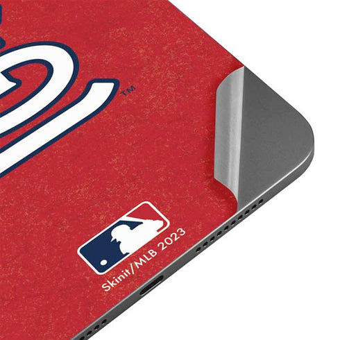 MLB St. Louis Cardinals - Solid Distressed Apple iPad Mini Skin