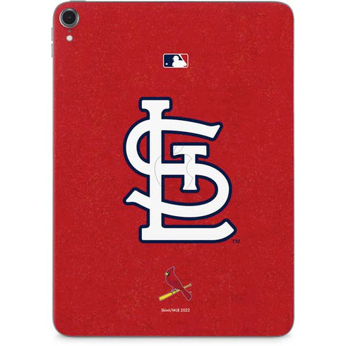 MLB St. Louis Cardinals - Solid Distressed Apple iPad Pro Skin