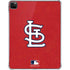 MLB St. Louis Cardinals - Solid Distressed iPad Pro 11in (2024) Clear Case