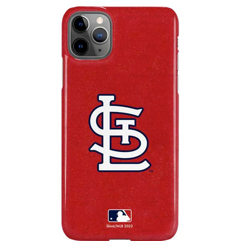 MLB St. Louis Cardinals - Solid Distressed iPhone Cases