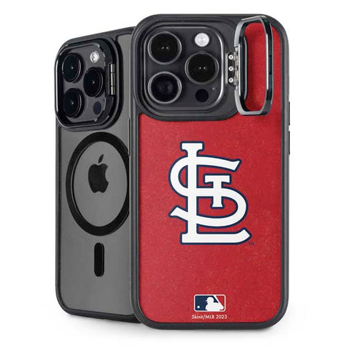 MLB St. Louis Cardinals - Solid Distressed iPhone 14 Pro Kickstand Case