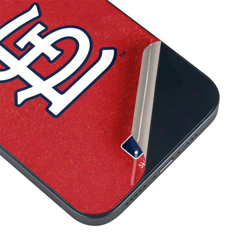 MLB St. Louis Cardinals - Solid Distressed iPhone 15 Skin
