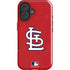 MLB St. Louis Cardinals - Solid Distressed iPhone 16 Plus Impact Case