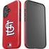 MLB St. Louis Cardinals - Solid Distressed iPhone 16 Plus Impact Case