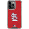MLB St. Louis Cardinals - Solid Distressed iPhone 16 Pro Clear Case