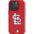 MLB St. Louis Cardinals - Solid Distressed iPhone 16 Pro Impact Case