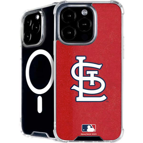 MLB St. Louis Cardinals - Solid Distressed iPhone 16 Pro Max MagSafe Case