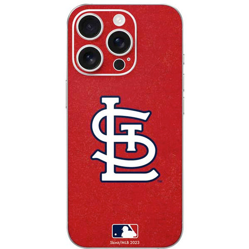 MLB St. Louis Cardinals - Solid Distressed iPhone 16 Pro Skin