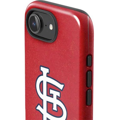 MLB St. Louis Cardinals - Solid Distressed iPhone 16e Impact Case