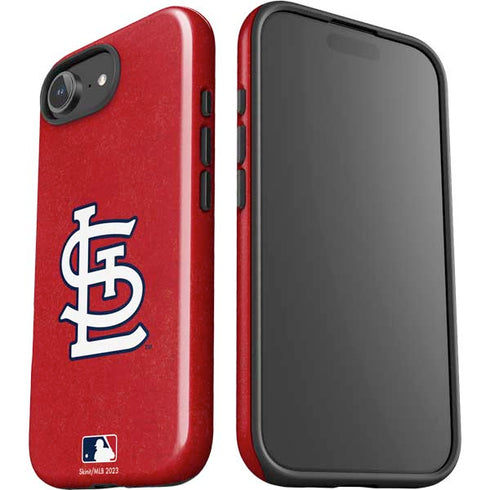 MLB St. Louis Cardinals - Solid Distressed iPhone 16e Impact Case