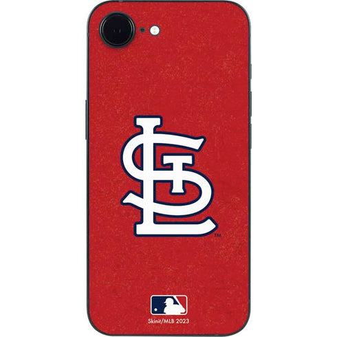 MLB St. Louis Cardinals - Solid Distressed iPhone 16e Skin