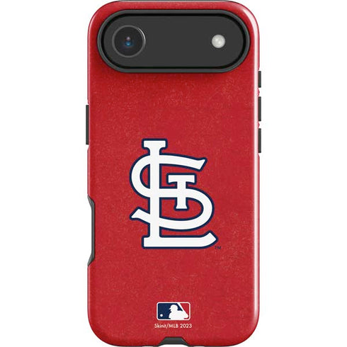 MLB St. Louis Cardinals - Solid Distressed iPhone 17 Air Impact Case