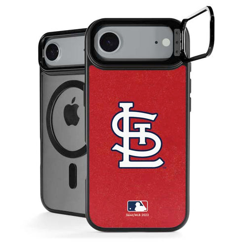 MLB St. Louis Cardinals - Solid Distressed iPhone 17 Air Kickstand Case