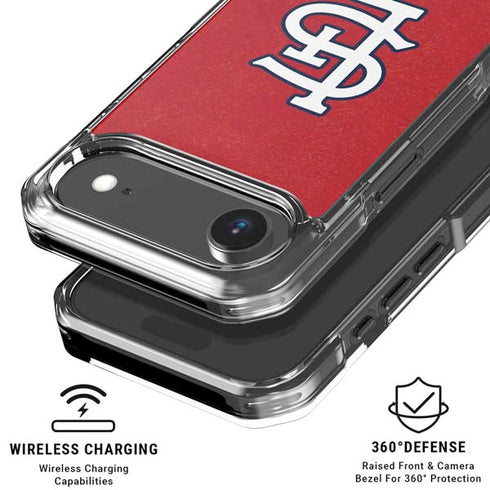 MLB St. Louis Cardinals - Solid Distressed iPhone 17 Air MagSafe Case